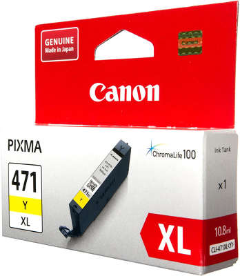 Картридж Canon CLI-471XL Y (жёлтый, повышенной ёмкости)