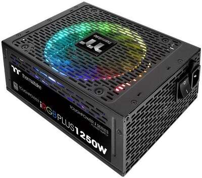 Блок питания Thermaltake Toughpower iRGB PLUS 1250W Titanium /1250W/Fully Modular/Riing Duo/Full Range/Digital/80 Plus Titanium/EU/106% JP CAP/All Flat Cables