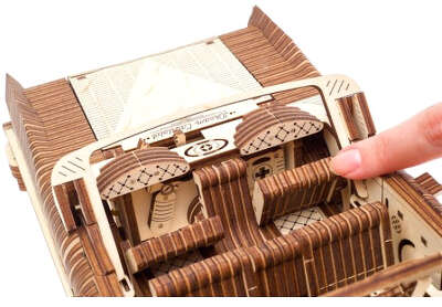 Конструктор 3D-пазл Ugears Кабриолет мечты VM-05 [4820184120969]