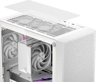 Корпус PcCooler C3B310 WH белый без БП mATX 8x120mm 4x140mm 2xUSB3.0 audio bott PSU