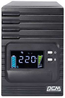 PowerCom Smart King Pro+ SPT-1000-II LCD ИБП {Line-Interactive, 1000 ВА / 800 Вт, Tower, 8xC13 с резервным питанием, USB, SNMPslot} (1152559)