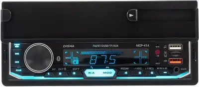 Автомагнитола Digma MCP-414 1DIN 4x45Вт v5.0 USB 2.0 AUX 4 ПДУ