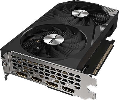 Видеокарта GIGABYTE NVIDIA nVidia GeForce RTX 3060Ti WINDFORCE OC 8Gb DDR6 PCI-E 2HDMI, 2DP