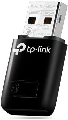 Адаптер Wi-Fi TP-LINK TL-WN823N (N300, 802.11b/g/n, 2.4ГГц, USB 2.0) (TL-WN823N)