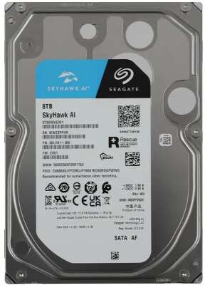 Жесткий диск SATA 8TB 7200RPM 6GB/S 256MB ST8000VE001 SEAGATE