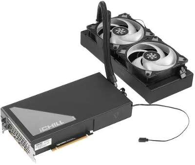 Видеокарта Inno3D NVIDIA nVidia GeForce RTX 4090 ICHILL BLACK 24Gb DDR6X PCI-E HDMI, 3DP