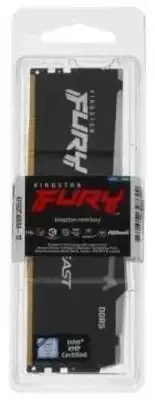 Память DDR5 32Gb 5200MHz Kingston KF552C40BBA-32 Fury Beast Black RGB RTL Gaming PC5-41600 CL40 DIMM 288-pin 1.25В dual rank с радиатором Ret