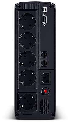 Источник бесперебойного питания ИБП Line-Interactive CyberPower VP1600ELCD 1600VA/960W USB/RS-232/RJ11/45 (4 + 1 EURO)