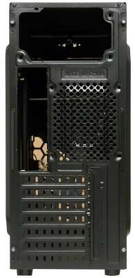 Корпус ExeGate EVO-8207, черный/красный, ATX, Без БП (EX281255RUS)