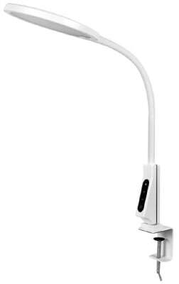 Camelion KD-837  C01 белый LED(Свет-к наст.,на струбц., 7Вт,230В,450лм,сенс.рег.ярк и цвет.темп,USB-5В,1А )