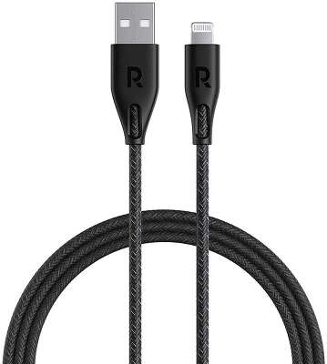 Кабель RAVPower MFI USB to Lightning, 2 м, Black [RP-CB1027]