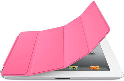 Полиуретановый чехол Apple Smart Cover для iPad 2/3/4, Pink [MD308]