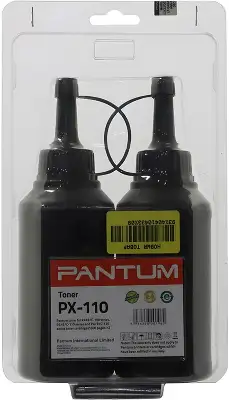 Тонер Pantum PX-110 черный флакон 2x (в компл.:2 чипа) для принтера P2000/M5000/M6000