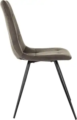 Стул для дома Бюрократ CH-K1_4 комплект 4шт коричневый Holland 74 металл черный на ножках (CH-K1_1/HL74_4)