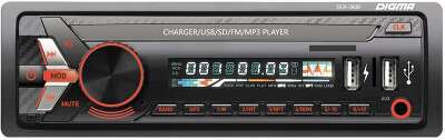 Автомагнитола Digma DCR-390R 1DIN 4x45Вт USB 2.0 AUX