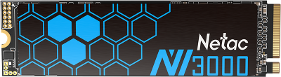 SSD накопитель Netac SSD NV3000 250GB PCIe 3 x4 M.2 2280 NVMe 3D NAND, R/W up to 3000/1400MB/s, IOPS(R4K) 160K/120K, TBW 150TB, with heat sink, 5y wty