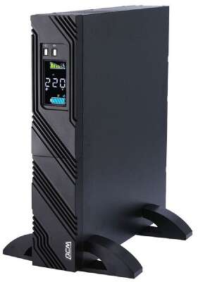 PowerCom Smart King Pro+ SPR-2000 LCD ИБП {Line-Interactive, 2000VA / 1600W, Rack/Tower, 8xC13 + 1xC19, Serial+USB, SmartSlot} (1152577)
