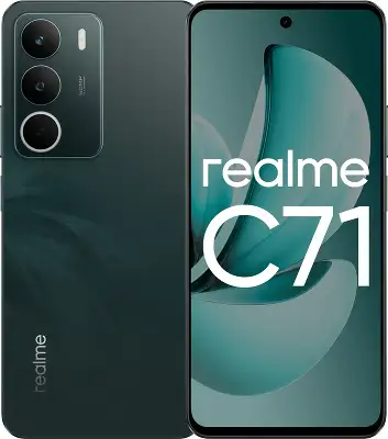 Смартфон Realme RMX5303 C71 128Gb 8Gb зеленый моноблок 3G 4G 2Sim 6.67