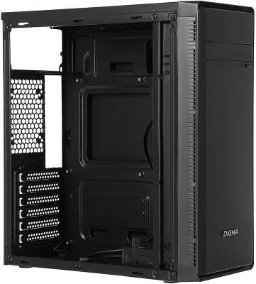 Корпус Digma DC-ATX100-U2, черный, ATX, Без БП (DC-ATX100-U2)