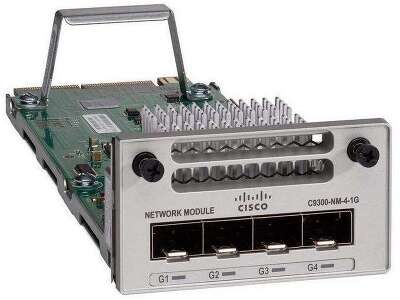 Модуль интерфейсный CISCO Catalyst 9300 4x1Gb SFP Uplink Module, C9300-NM-4G= 