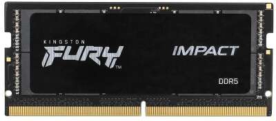 Модуль памяти DDR5 SODIMM 16Gb DDR4800 Kingston FURY Impact Black (KF548S38IB-16)