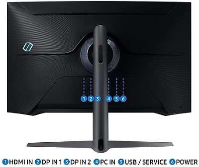 Монитор 32" Samsung Odyssey G7 LC32G75TQSRXEN VA WQHD HDMI, DP, USB-Hub