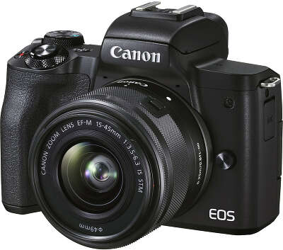 Цифровая фотокамера Canon EOS-M50 Mark II Black Kit (EF-M 15-45 мм f/3.5-6.3 IS STM)