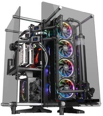 Корпус Thermaltake Core P90, черный, mATX, Без БП (CA-1J8-00M1WN-00)