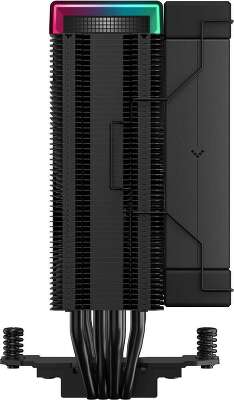 Кулер для процессора DEEPCOOL AK400 G2 DIGITAL NYX LGA1851/1700/1200/115X/AM5/AM4 (12шт/кор, TDP 220W, PWM, Fan 120mm, 4 тепл. трубки, черный) RET (R-AK400G2-BKNNMN-GJD-1)