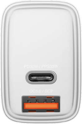 Зарядное устройство EnergEA Ampcharge PS33 Pro USB-C/USB 33W, White [CHR-AC-PS33EU]