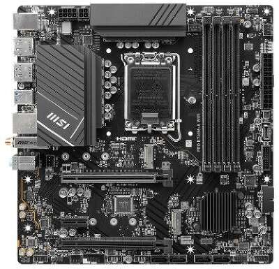 MSI PRO B760M-A WIFI {Soc-1700, Intel B760, 4xDDR5, mATX AC`97 8ch(7.1) 2.5Gg+HDMI+DP}