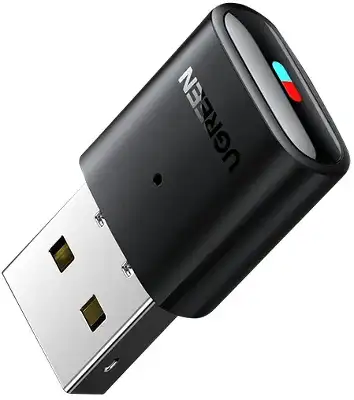 Аудиоадаптер UGREEN CM408 (10928) USB2.0 Bluetooth Transmitter 5.0 для PS4 Pro, Nintendo Switch. Цвет: черный