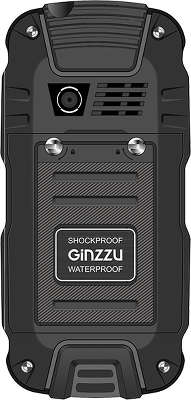 Мобильный телефон-рация Ginzzu R6D защищенный IP67, черный
