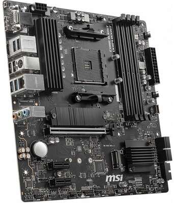 Материнская плата MSI B550M PRO-VDH B550, AM4, 4*DDR4, 1*PCIEx16, 2*PCIEx1, 2*M.2, 1*TypeC, , 6*USB3.2Gen1, 6*USB2.0, 4*SATA3.0, 1G, VGA, DP, HDMI, M-ATX, RTL