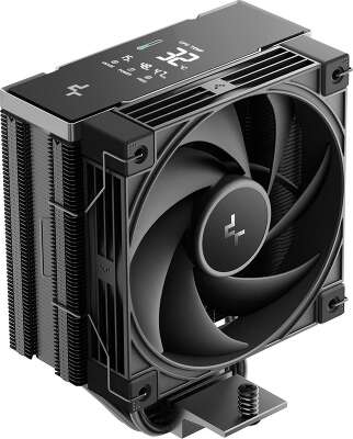 Кулер для процессора DEEPCOOL AK400 G2 DIGITAL NYX LGA1851/1700/1200/115X/AM5/AM4 (12шт/кор, TDP 220W, PWM, Fan 120mm, 4 тепл. трубки, черный) RET (R-AK400G2-BKNNMN-GJD-1)