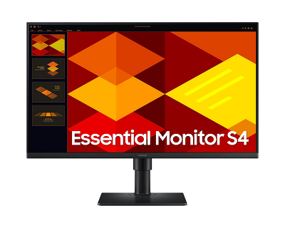 Монитор Samsung 27" Essential S4 S40GD S27D400GAI IPS LED 16:9 1920x1080x100Hz 5ms 250cd 1000:1 178/178 2*HDMI DP USB2.0 x2 HAS Tilt Pivot Swivel VESA Black