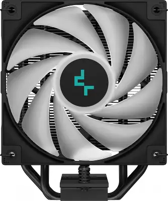 Устройство охлаждения(кулер) Deepcool AG400 Bk ARGB Soc-AM5/AM4/1200/1700/1851 черный/белый 4-pin 31.6dB Al+Cu 220W 614gr Ret (R-AG400-BKANMC-G-2)