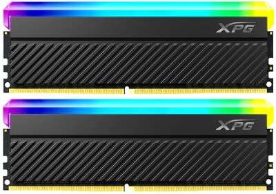 Набор памяти DDR4 DIMM 2x8Gb DDR4400 ADATA XPG Spectrix D45G RGB Gaming Memory (AX4U44008G19K-DCBKD45G)