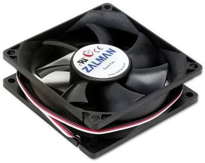 Вентилятор для корпуса Zalman ZM-F1 Plus (SF) 80х80x25 черный 3-pin 23дБ Ret
