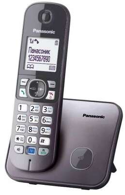 Р/телефон Panasonic KX-TG6811RUM (серый металлик)