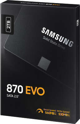 Твердотельный накопитель/ Samsung SSD 870 EVO, 2000GB, 2.5