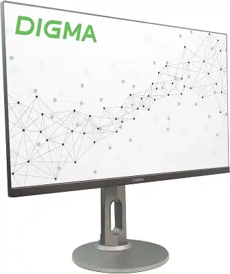 Монитор Digma 27" Progress 27P705Q черный IPS LED 5ms 16:9 HDMI M/M матовая HAS 300cd 178гр/178гр 2560x1440 75Hz FreeSync DP 2K USB 6.1кг