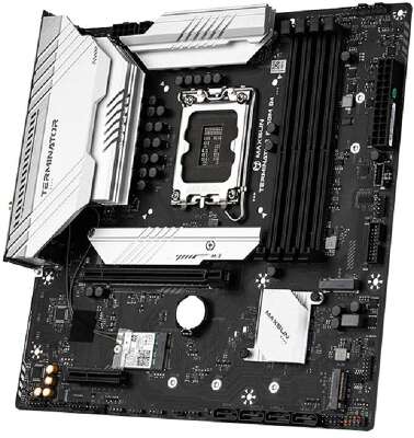 MAXSUN MS-Terminator B760M D4 WIFI V2 (Socket 1700, mATX, 4*DDR4(128Gb), DP/HDMI, 4*SATA3, 3*M.2, 1*PCIEx16/1*PCIEx4, 4*USB2.0, 2*USB 3.2, LAN 1*2,5 G, Bluetooth, Wi-Fi 802.11ax, RTL)