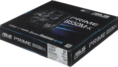 Материнская плата Asus PRIME B550M-K Soc-AM4 AMD B550 4xDDR4 mATX AC`97 8ch(7.1) GbLAN RAID+VGA+DVI+HDMI