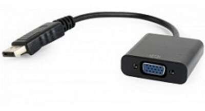 Cablexpert Переходник DisplayPort - VGA, 20M/15F, кабель 15см, пакет (A-DPM-VGAF-02)