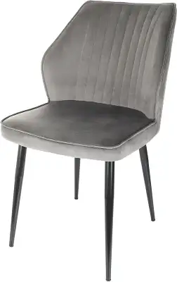 Стул для дома Бюрократ CH-K5 т.серый Holland 18 металл черный на ножках (CH-K5_1/HL18)