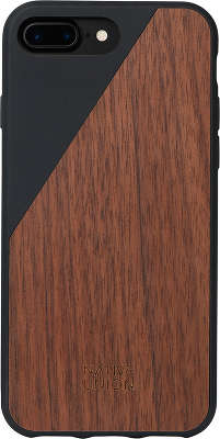 Чехол для iPhone 7 Plus/8 Plus Native Union CLIC Wooden, чёрное дерево [CLIC-BLK-WD-7P]