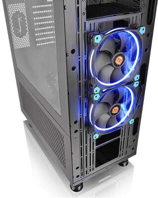 Корпус Thermaltake Core X71 Tempered Glass Edition, Window, черный, ATX, без БП (CA-1F8-00M1WN-02)