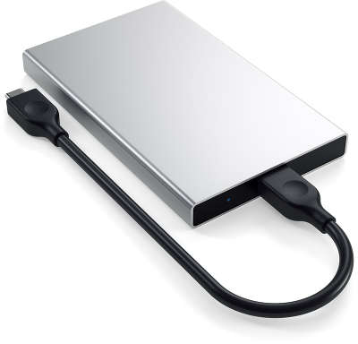 Внешний корпус для HDD/SDD 2.5" Satechi Aluminum USB-C External HDD Enclosure, Silver [ST-TCDES]