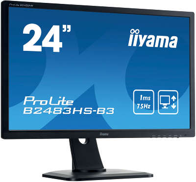 Монитор Iiyama 24" ProLite B2483HS-B3 черный VA